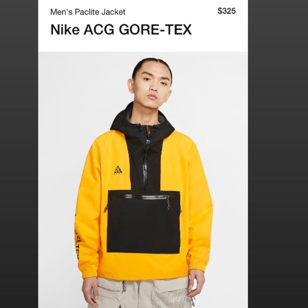 NIKE ACG PACLITE VINTAGE WINDBREAKER